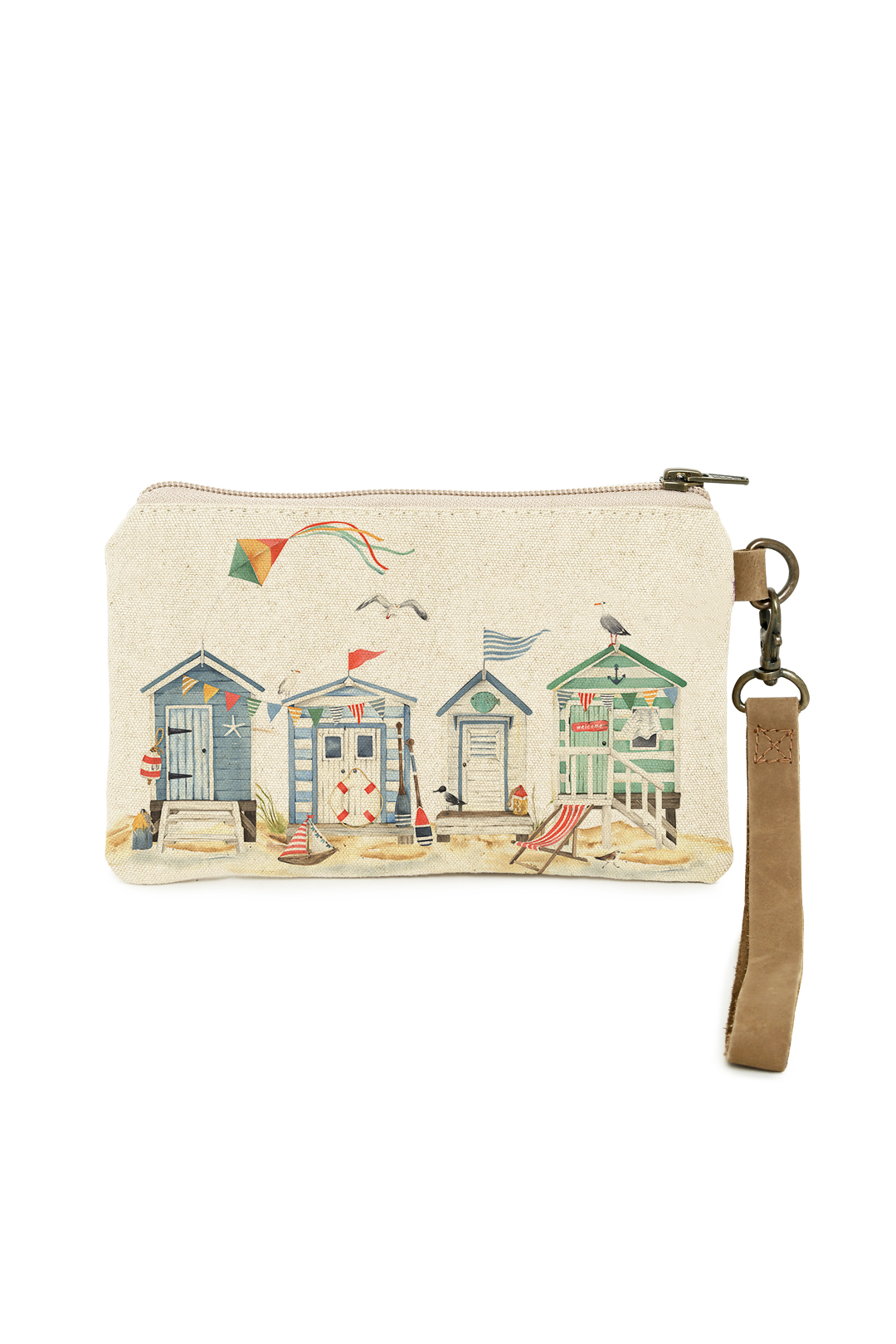 Cott N Curls beach huts wristlet