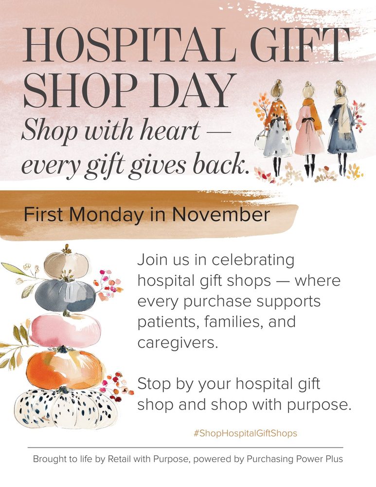 Hospital Gift Shop Day fall sign